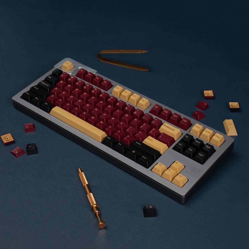 メカニカルキーボード用サムライキーキャップ、ダブルショット