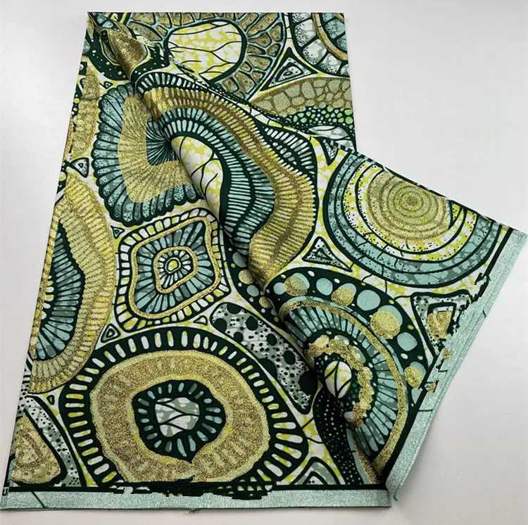 Veritable Real 100% Cotton Batik Ankara Newest African Wax Prints Fabric Guaranteed Fabric For Dress 6Yards S03 3