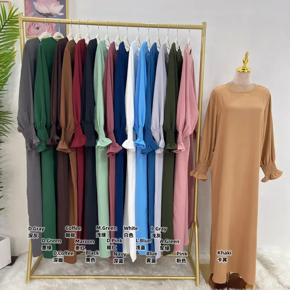 2 Piece Khimar and Abaya Set Long Hijab Dress Muslim Prayer Clothes Niqab for Women Turkey Ramadan Islam Dubai Outfits Burqa
