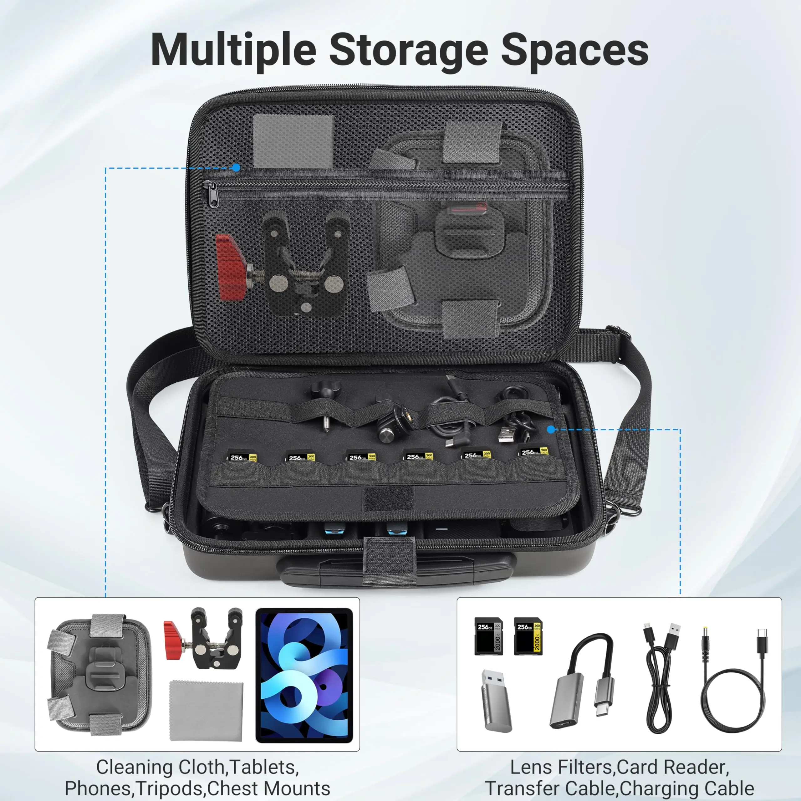 Étui transport Insta360 X5 - Sac rangement voyage portable