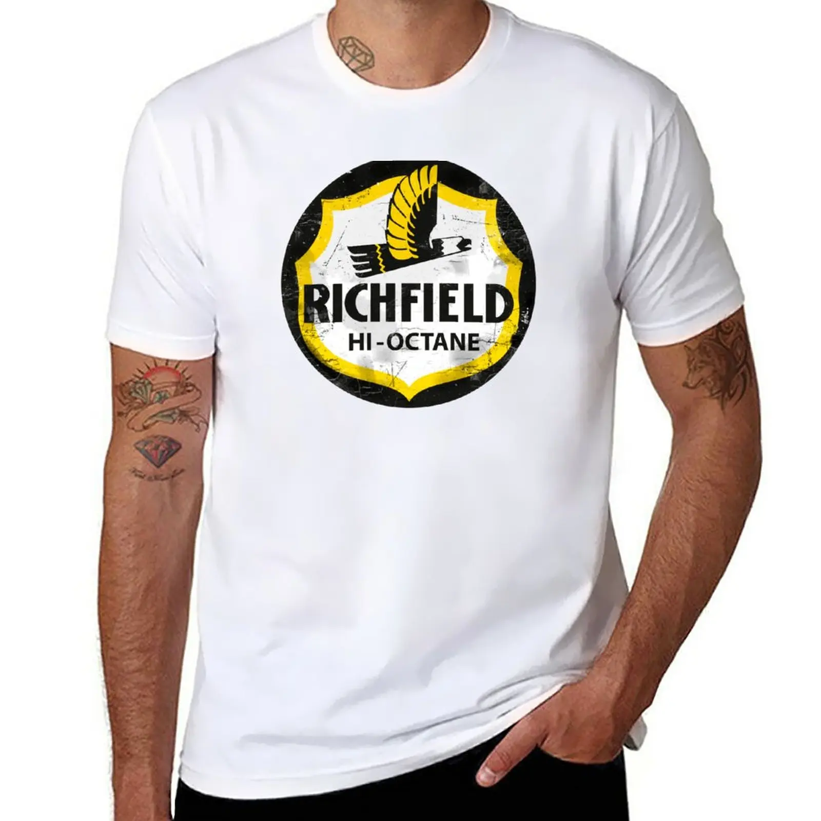 

New Richfield Hi octane vintage sign T-Shirt anime new edition t shirt t-shirts man mens plain t shirts