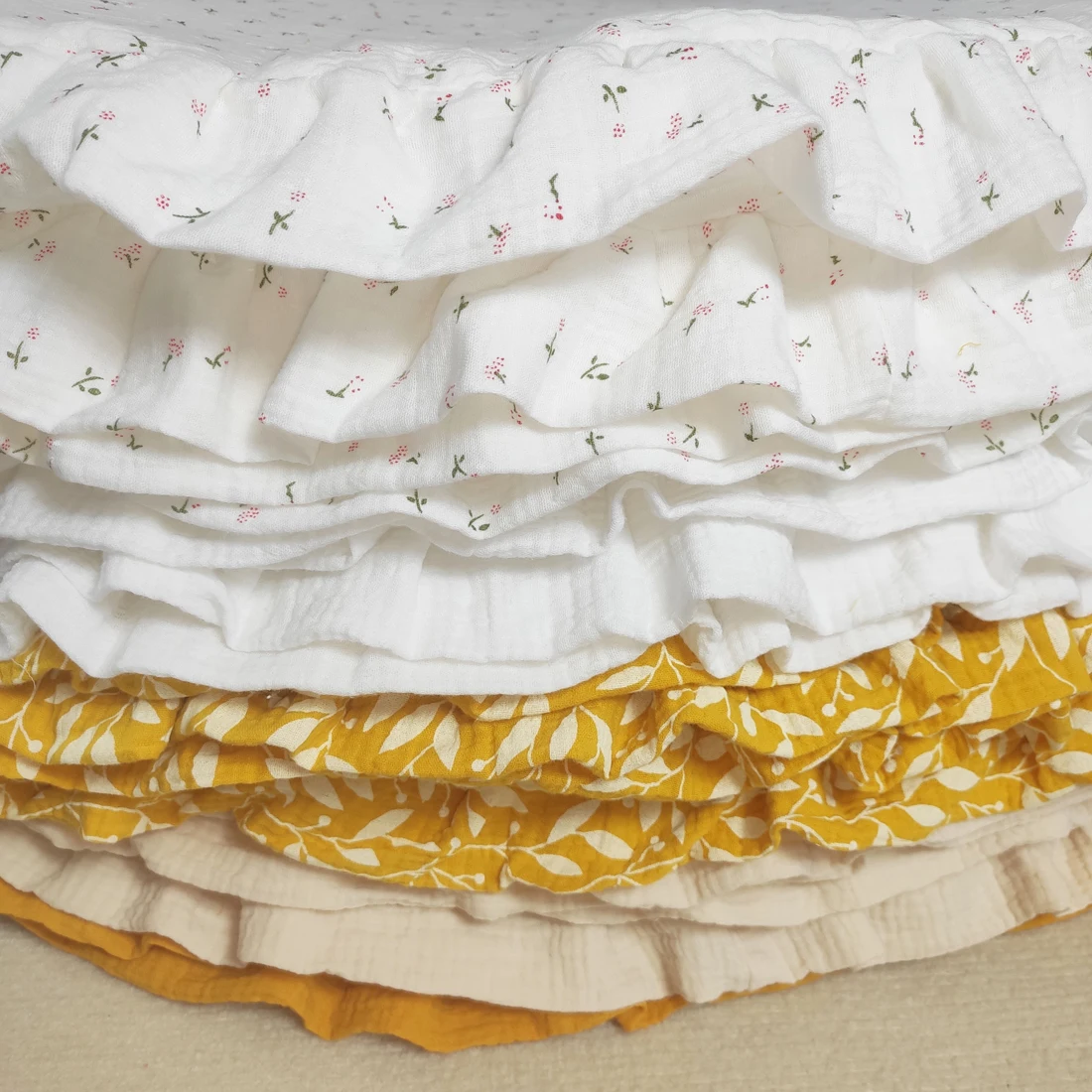 Play Mat Muslin Fabric Photo Prop Nursery Rug