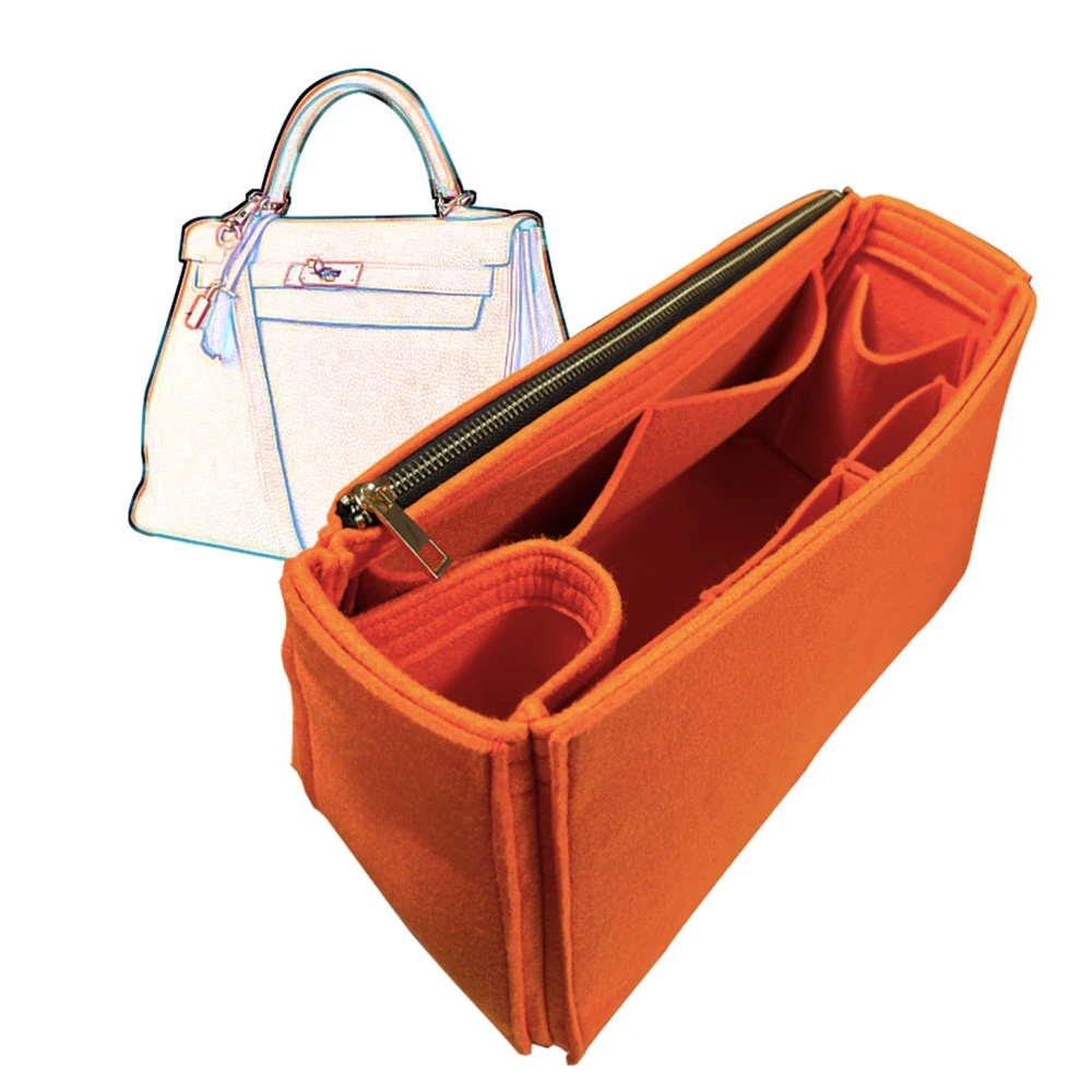 Organizador de bolsas de fieltro para creación de bolsos, modeladores de bolsa de fieltro prémium, hecho a mano, 20 colores, para H K e 20 ll 25 y 32 35 40| | - AliExpress