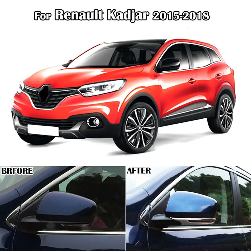 Coque Chromée ABS Pour Rétroviseur Renault Kadjar 2016-2019 - Couvre Et Protège, Style Personnalisé