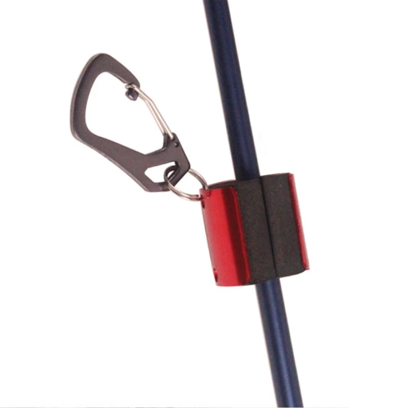 Porta canna da indossabile Clip per canna da portatile con portachiavi Accessori per attrezzatura da mosca  18