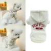 Dog Clothes Dog Cat Clothing Lamb Wool Autumn/Winter Warm New York Hoodie Pet Clothes For Medium Dogs Female Dog Accessories 1