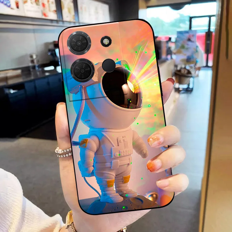 Vibrant Painted TPU Silicone Shockproof Phone Case - Protective Soft Cover
