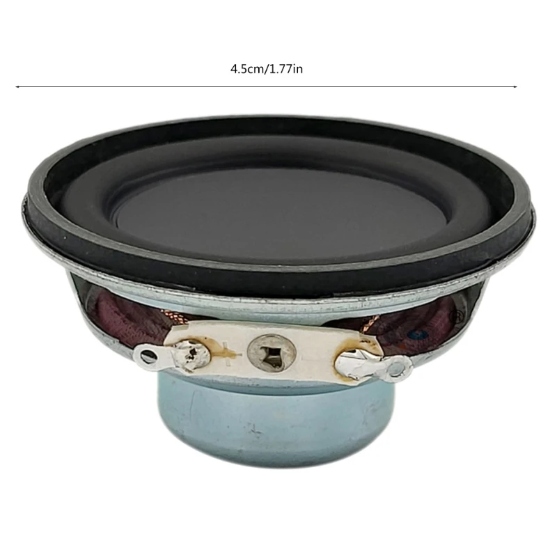 M6CA 45mm Stereo Portable Speaker 4Ohm 5W Full Ranges Speaker Rubber Sound Loudspeaker