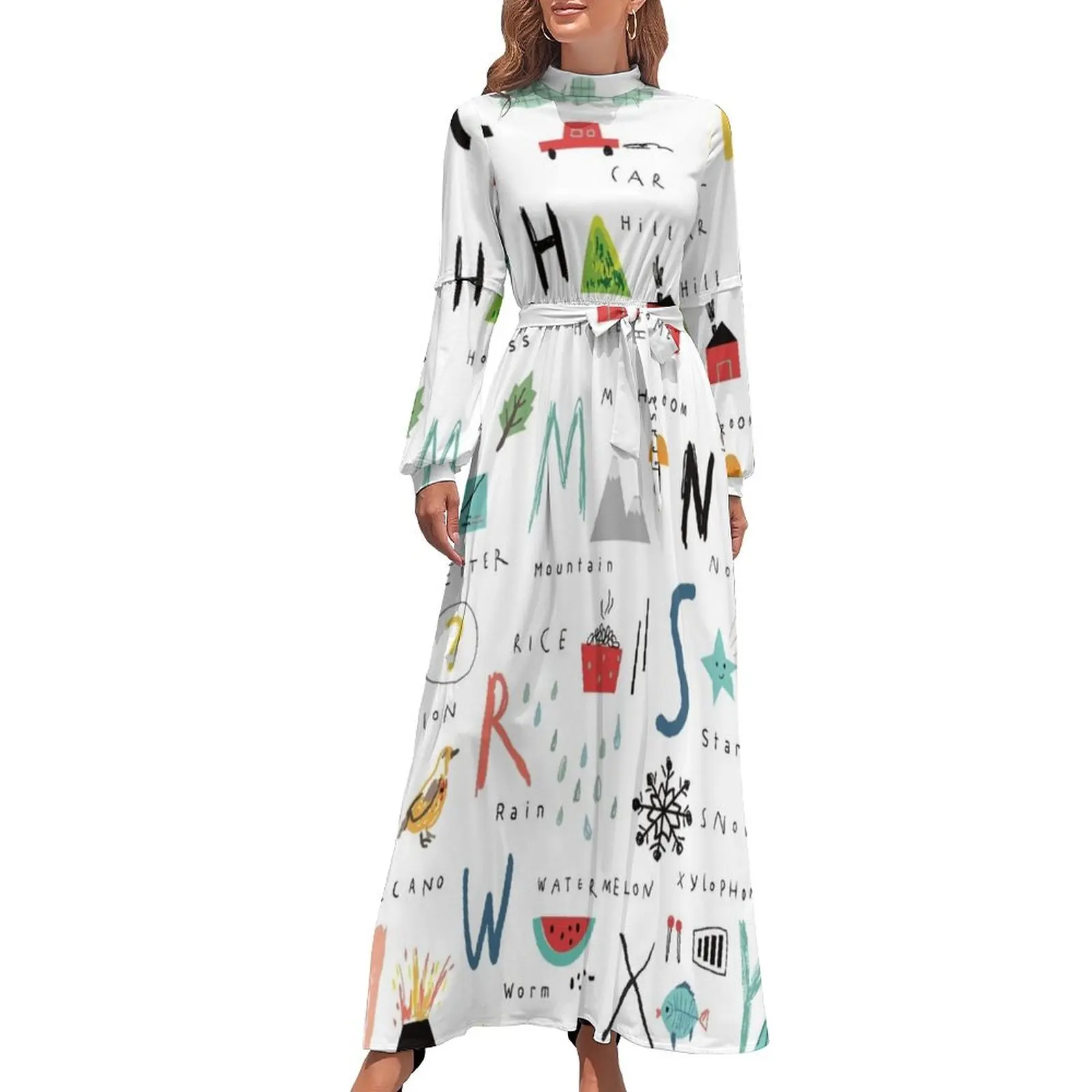 

ABC Long Dress women's luxury party dress Women's summer skirt