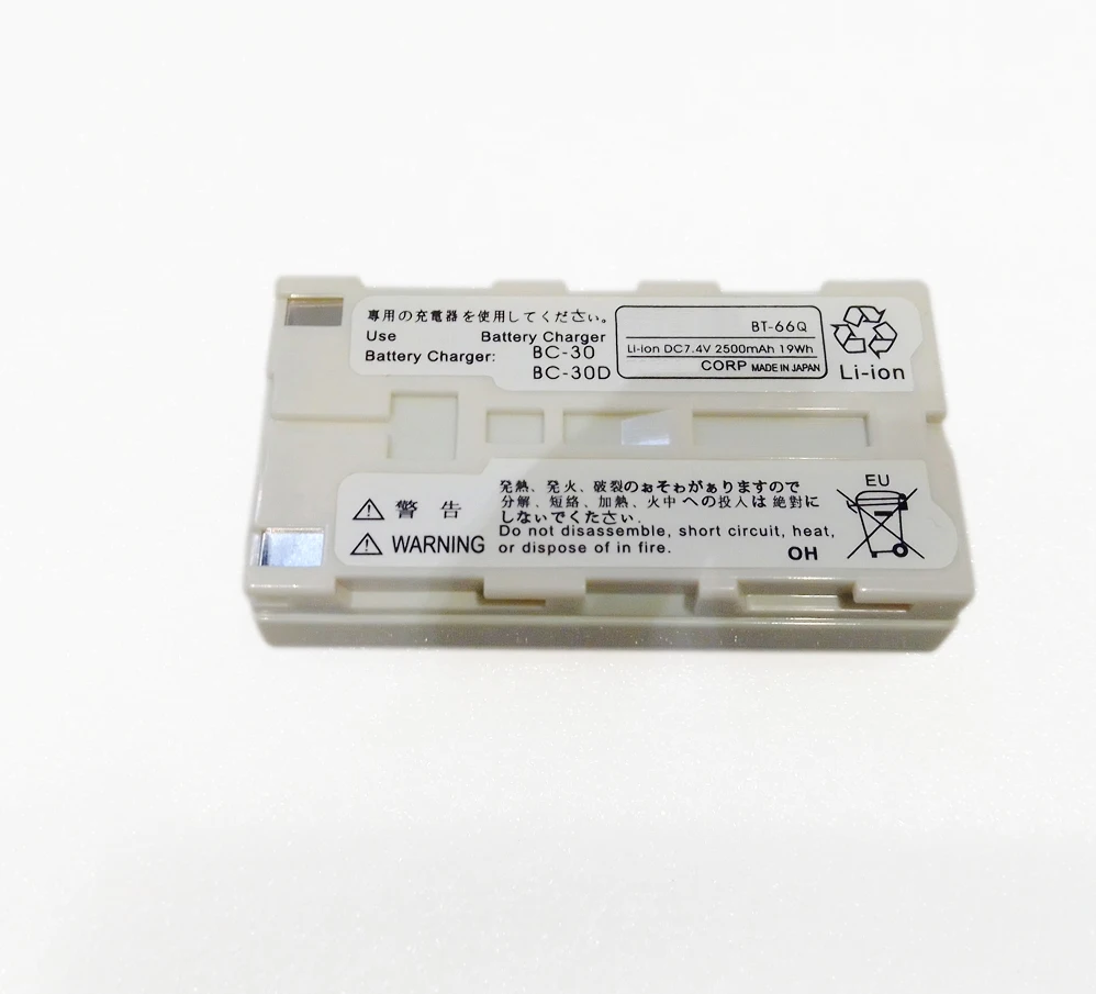 

Brand New BT-66Q Battery for RC-3 GMS-2 GPS FC-2000 Total Station 7.4v 2500mAh Rechargeable Li-ion Battery BT-66Q Free shipping