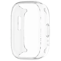 Premium Full Cover TPU Case with Smart Bumper & Screen Protector - Soft Protective Shell (Transparent)