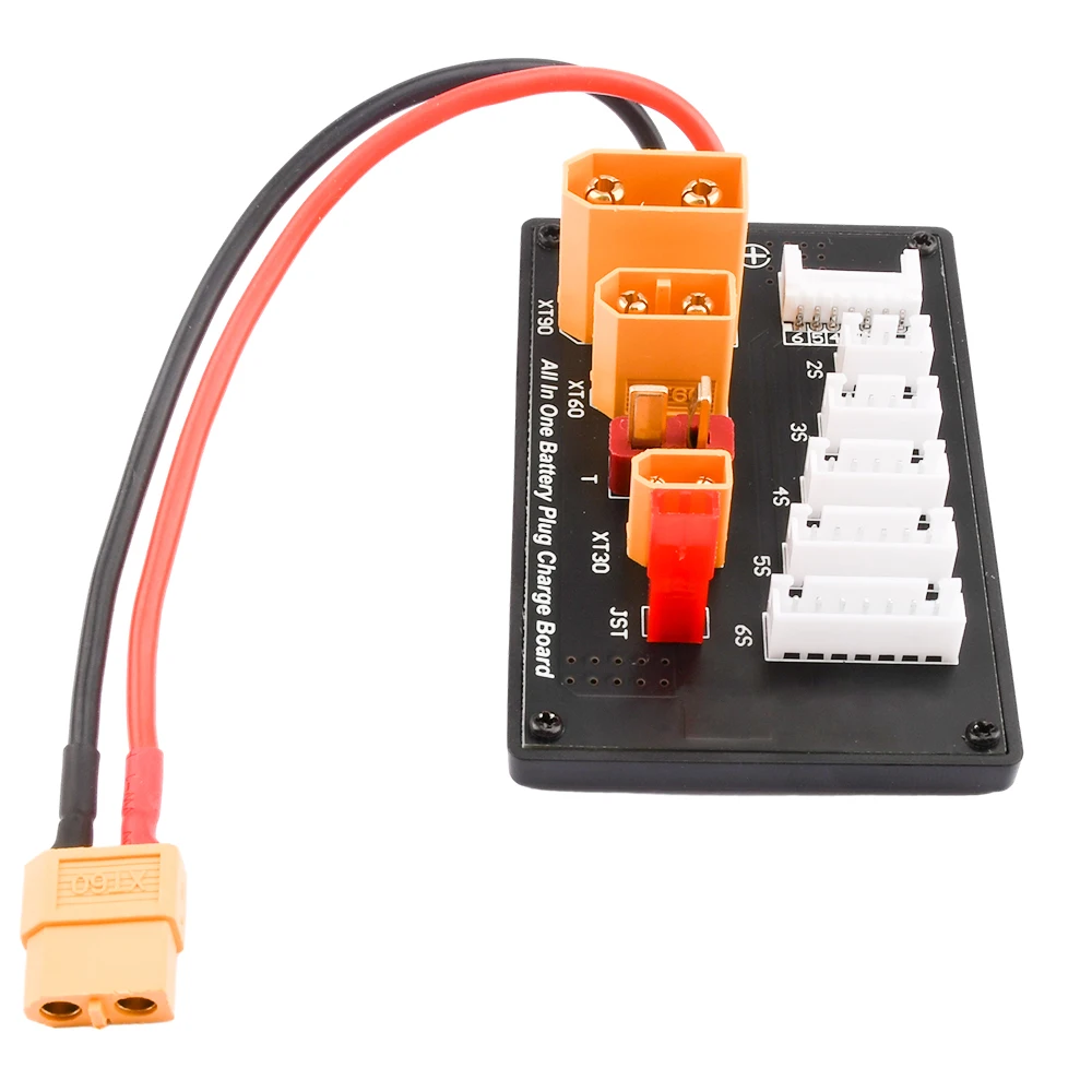 Câble silicone 14AWG du chargeur multiport pour batteries 2S-6S avec connecteurs banane/XT60