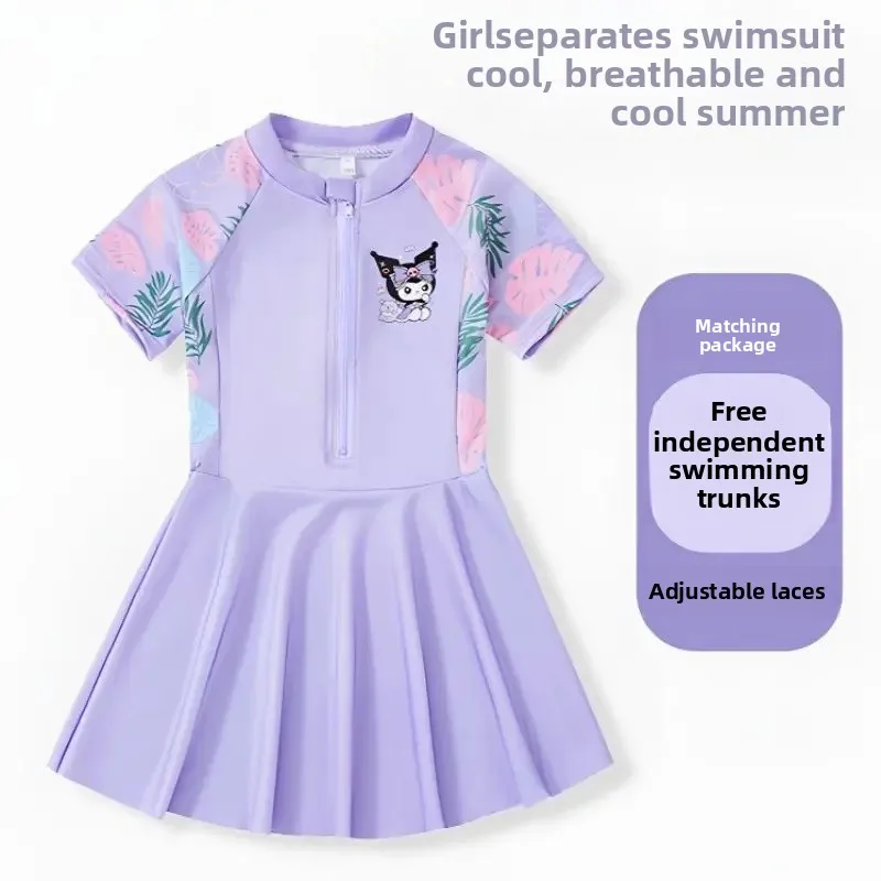 A9808 purple swimsuit
