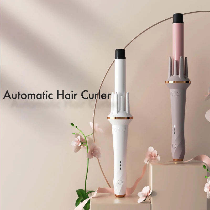 Salon Professional Electric Styling Machine Rotating Auto Magic Curling Iron Automatic Hair Curler