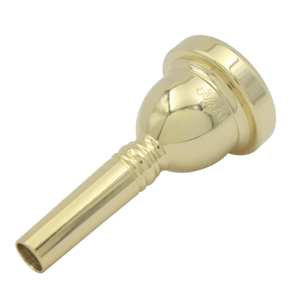 Description Picture 6 of itemAlto Trombone Mouthpiece Nozzle Golden Silver Brass Mouthpiece 6.5AL Professional Trombone Accessories Musical Instrument Parts