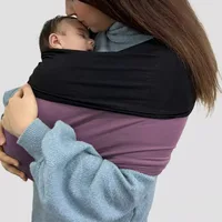 Unisex Baby Wrap Carrier Elasticity Hand Free Baby Carrier Slings Breathable Infant Carrier Slings for Newborn Up To 15KG 2