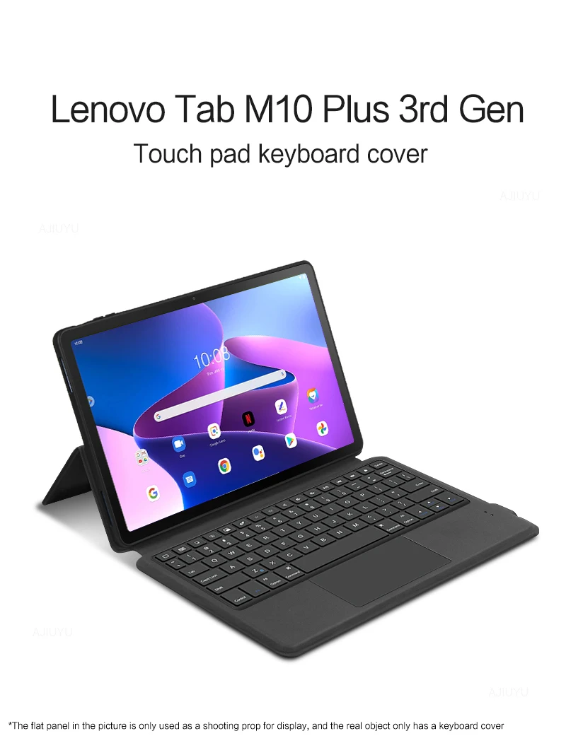 Bluetooth Keyboard Case with Touch Pad for Lenovo Tab M10 Plus 3rd