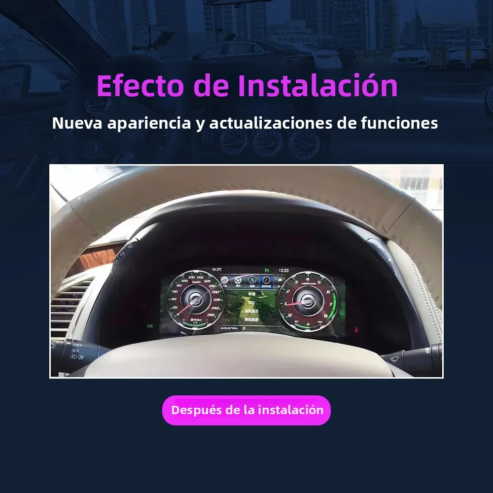 Tablero de instrumentos de panel para Ford F150 2009-2014 velocímetro Panel de instrumentos LCD Digital tacómetro más reciproco de 13,1 pulgadas 2
