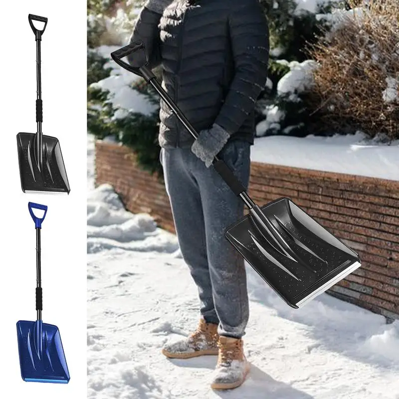 

Профессиональная автомобильная съемная лопата для льда, универсальный портативный инструмент для удаления снега, Прочная телескопическая лопата для уличного двора, льда