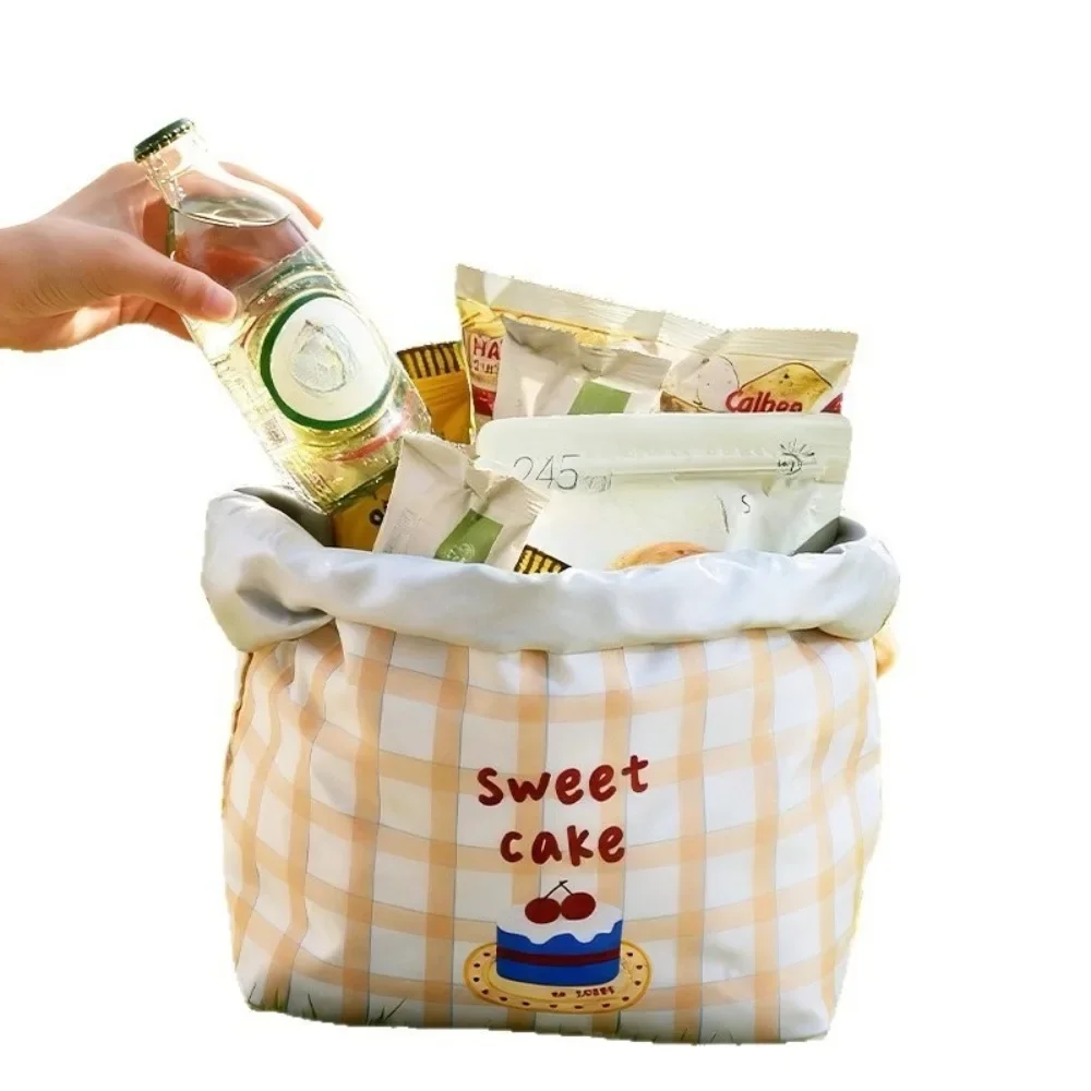Deluxe Portable Insulated Lunch Bag - Waterproof & Grease-Resistant Bento Carrier