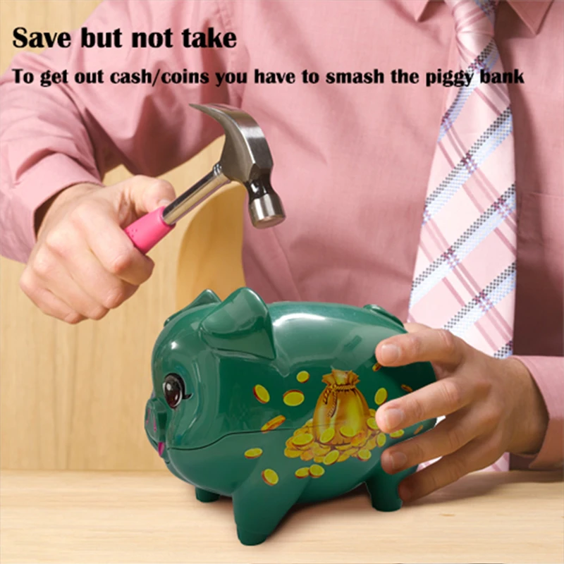 Piggy Bank Saving Box Money Boxes Kids Toys Children Money Home Decor Storage Small Piggy Bank Colletion Foam Habit Gifts