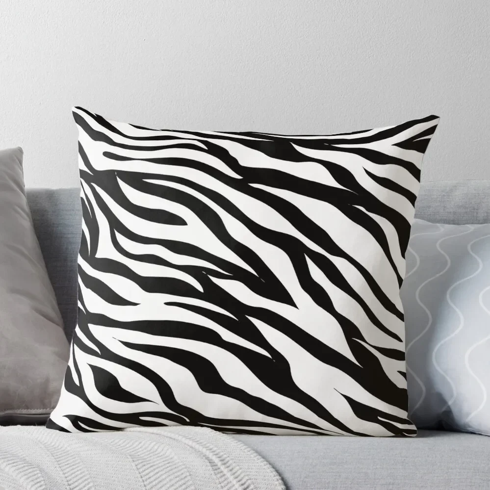 

Zebra Print Throw Pillow Throw Pillow Christmas Pillow Covers