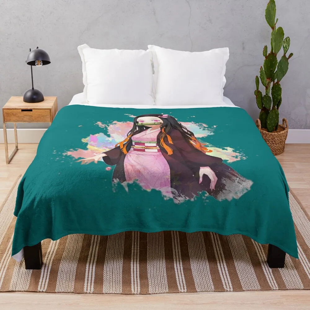 

Cute Kawaii uwu e-Girl Gaming Korean japanese Style Weeb Throw Blanket Warm Blanket