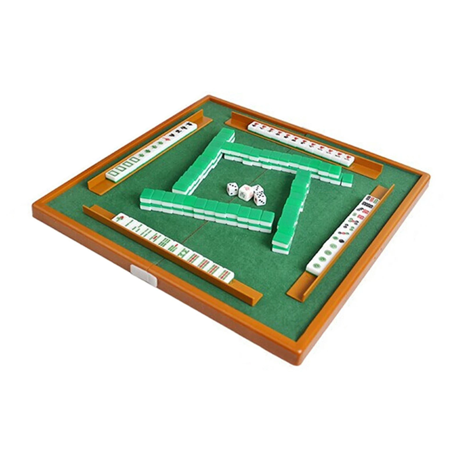 

Indoor Games 144 Pcs Tiles Foldable Table For Home For Party For Travel Lightweight Mahjong Table Outdoor Activities