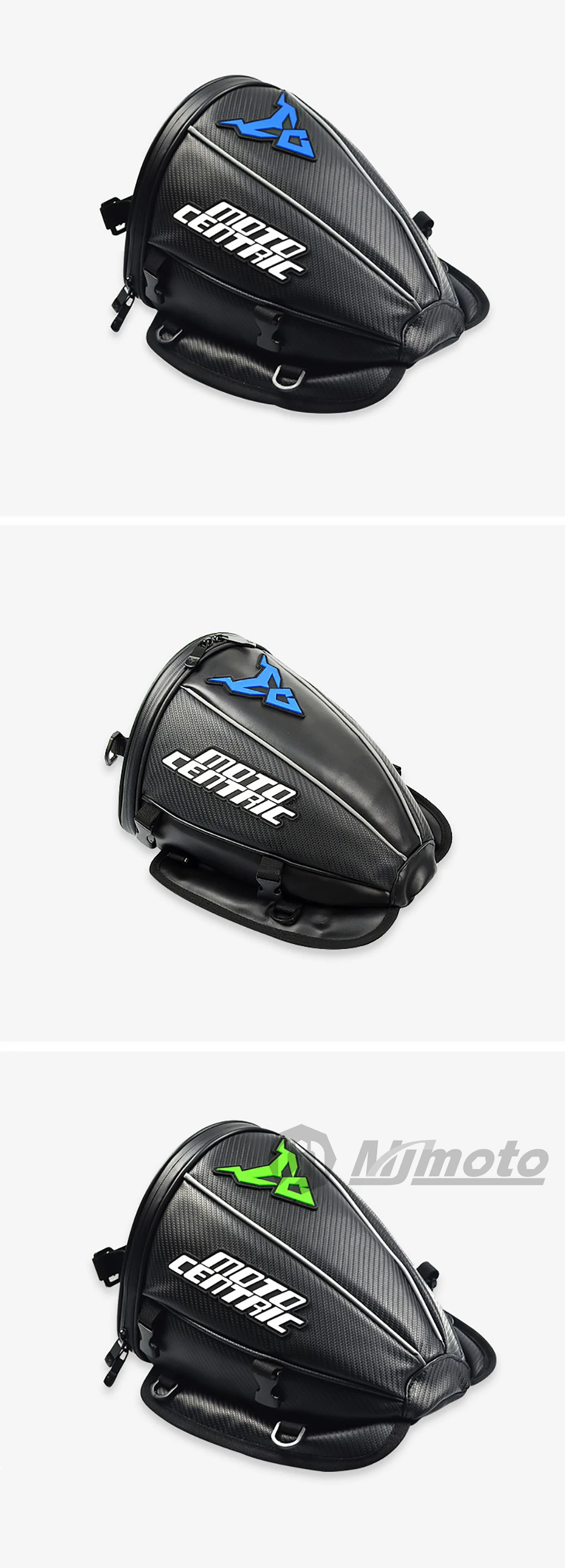 Bolsa trasera impermeable para motocicleta, equipaje deportivo, sillín reflectante, bolsa trasera para motocicleta, Scoo