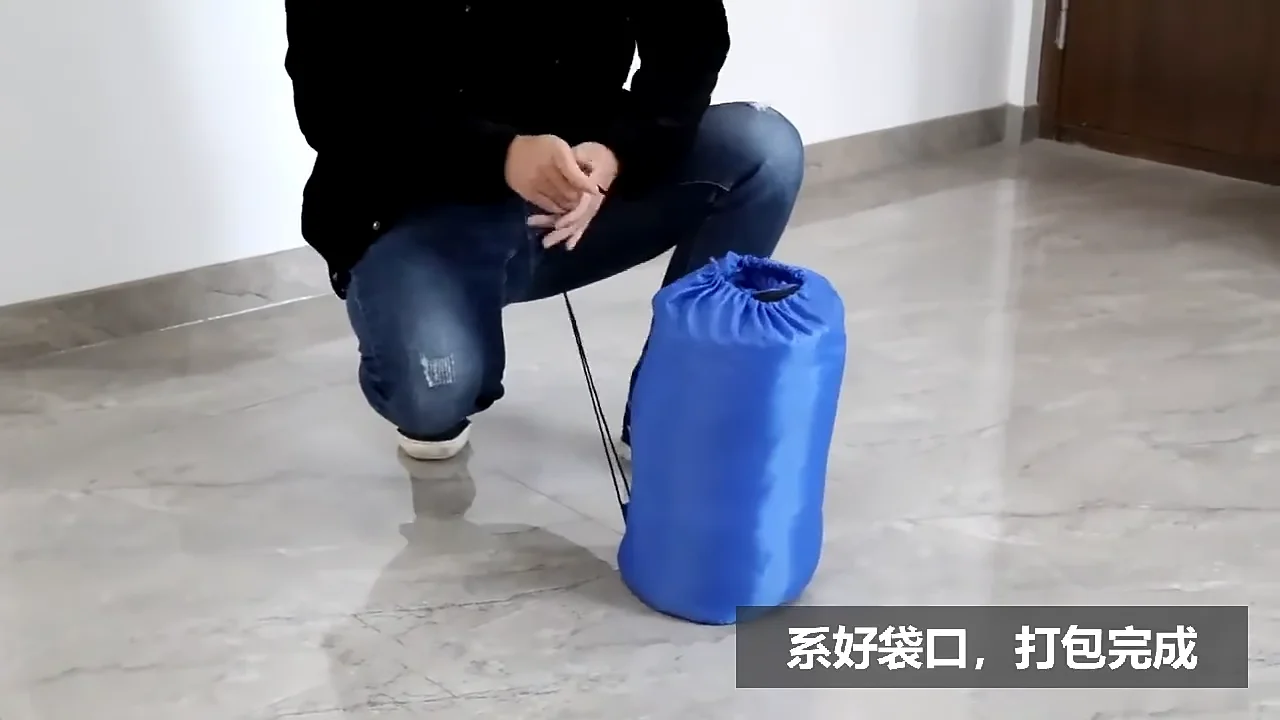 Sleeping Bag Adult (15℃ to -5℃) with Free Solar Sensor Light
