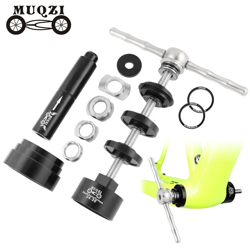 MUQZI Bike Bottom Bracket Tool Bicycle Bottom Bracket Install and Removal Tool Bearing Remover For Bike Parts bike bottom bracket tool