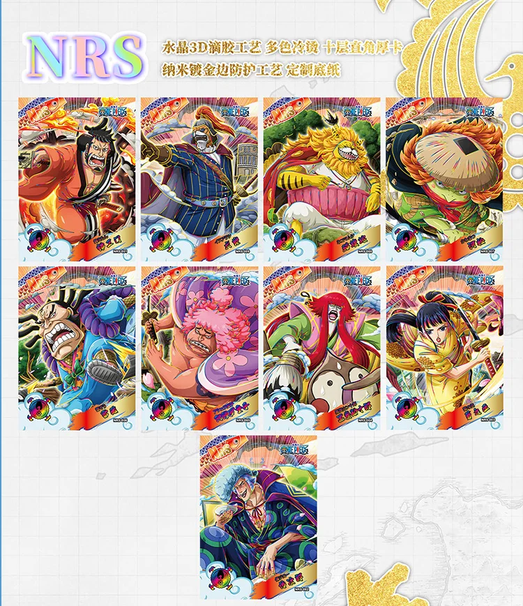 Wholesale FCL One Piece Series Card Collection Anime Character Peripheral  Popular Protagonist Rare Pure Gold Cards Kids Toy Gift - AliExpress