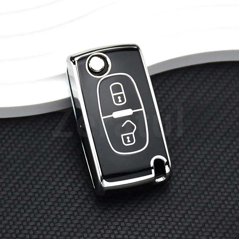 Advanced TPU Flip Remote Car Key Case Cover and Protector
