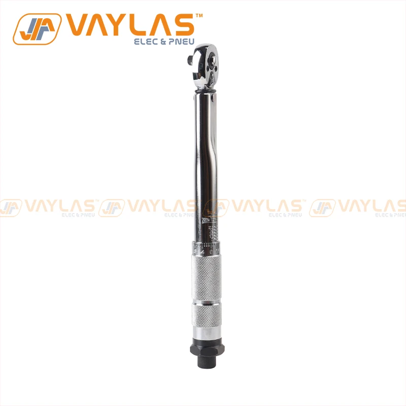 Preset Click Torque Wrench 525 Newton Meters 1/4 Inch 6.25mm Square Drive Knurled Antislip