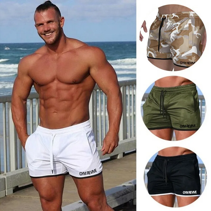 

New Sport Shorts Men Gym Fitness Runing Shorts Sportswear Joggers Workout Short Pants Basketball Training Shorts Beach Bottoms