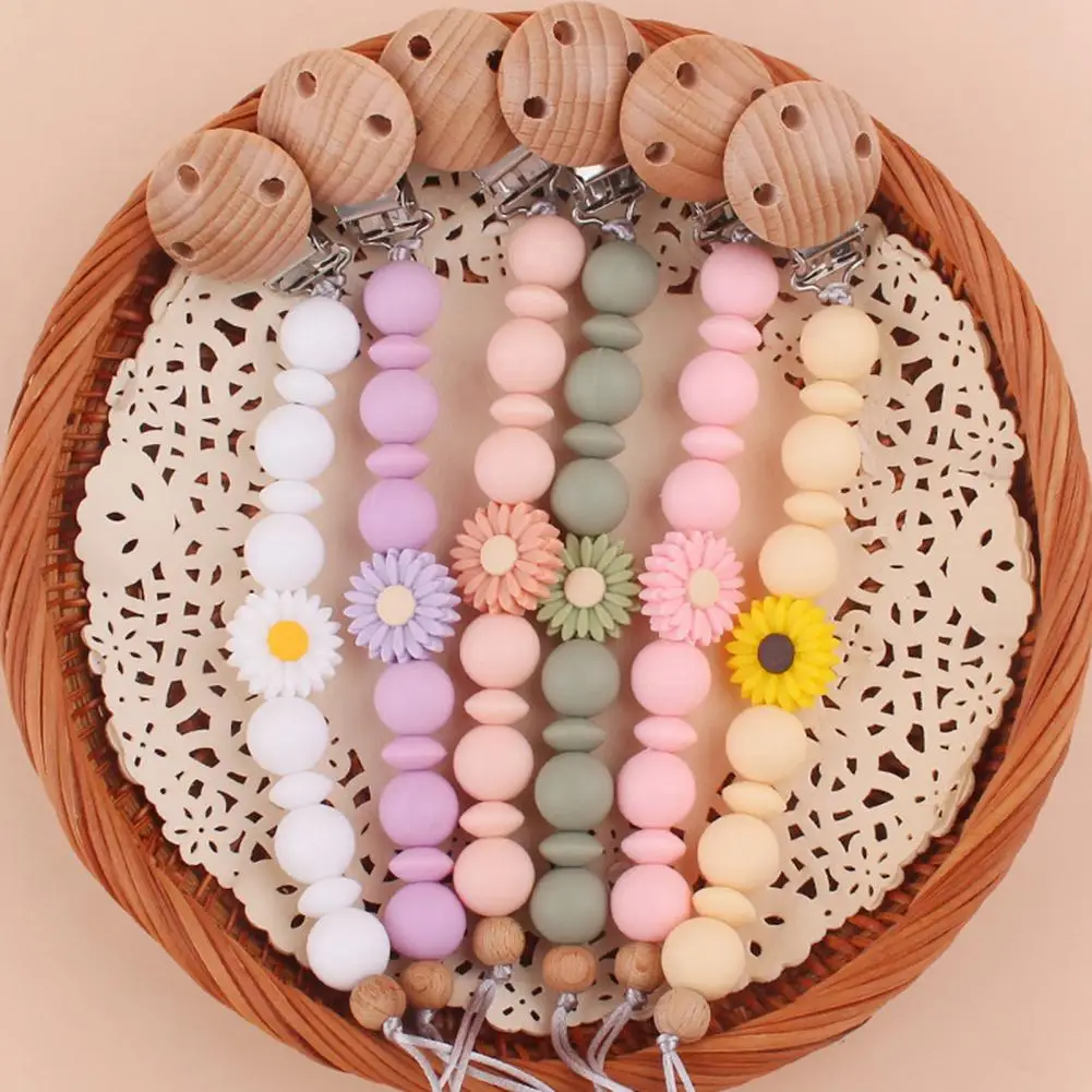 

Baby Pacifier Chain Modern Multicolor Cartoon Baby Soother Clip Holder Home Supplies Pacifier Clip Infant Pacifier Clip