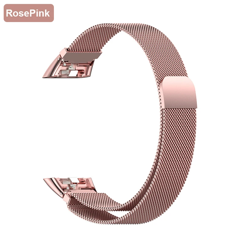 Milanese Magnetic Loop Metal Strap with TPU Case & Screen Protector Film