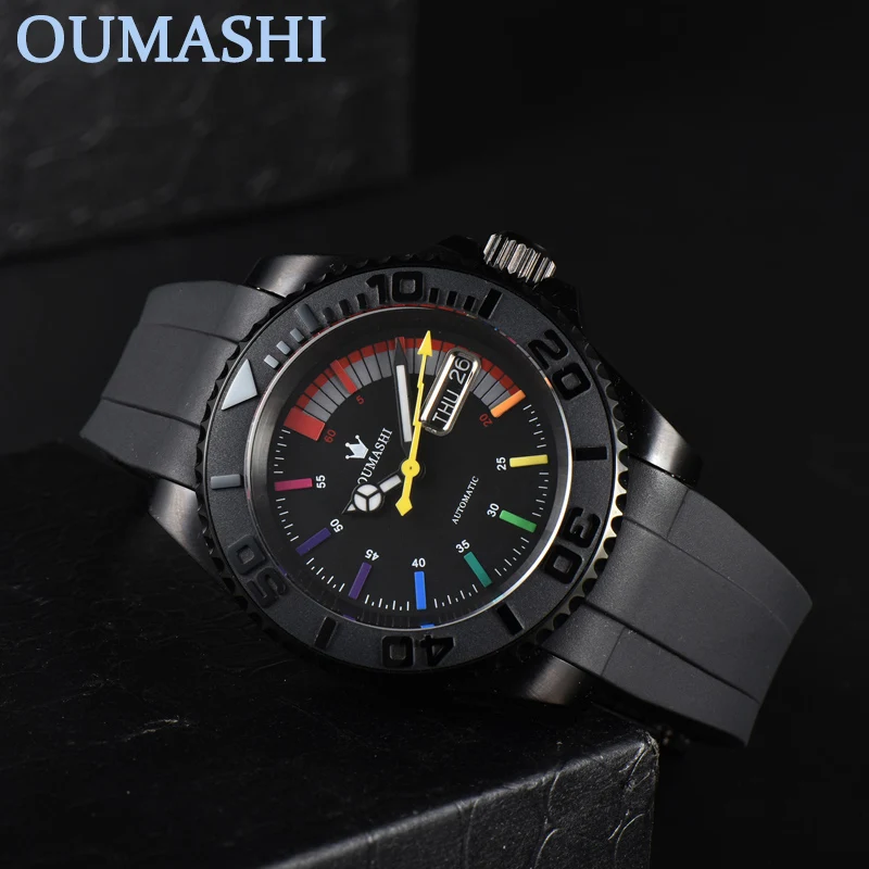 

42mm men's luxury watch NH36 movement stainless steel 904L waterproof watch