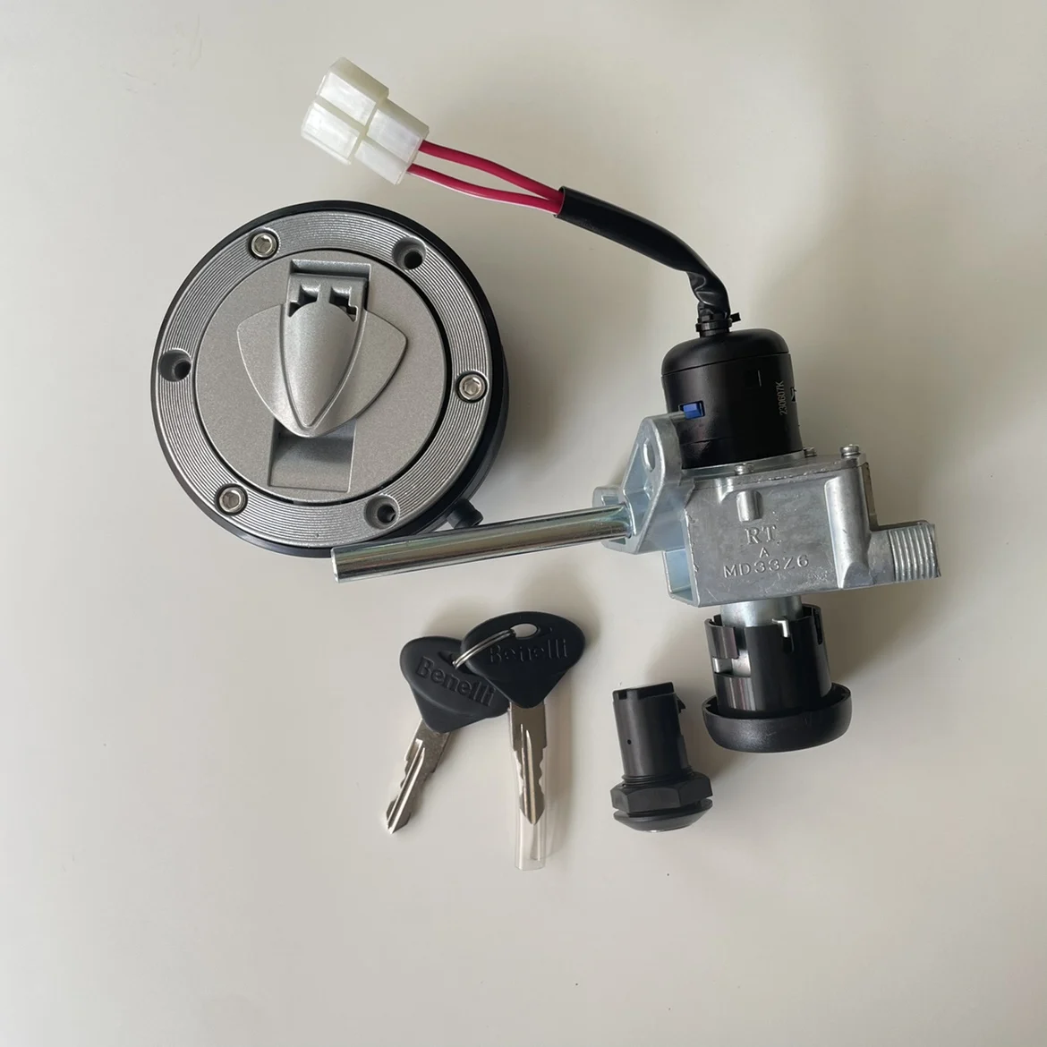 Per Benelli Zafferano 250 Keeway Rk5 Insigneo 250 Interruttore Di Accensione Tappo Del Gas Blocco Del Sedile Tappo Del Serbatoio Del Carburante Set Di