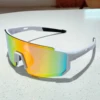 KAMMP Trendy Cycling Goggles Oversized Decor Women's Sports Anti UV Sunglasses Men's Outdoor Brand Design Sun Glasses for Hiking 2