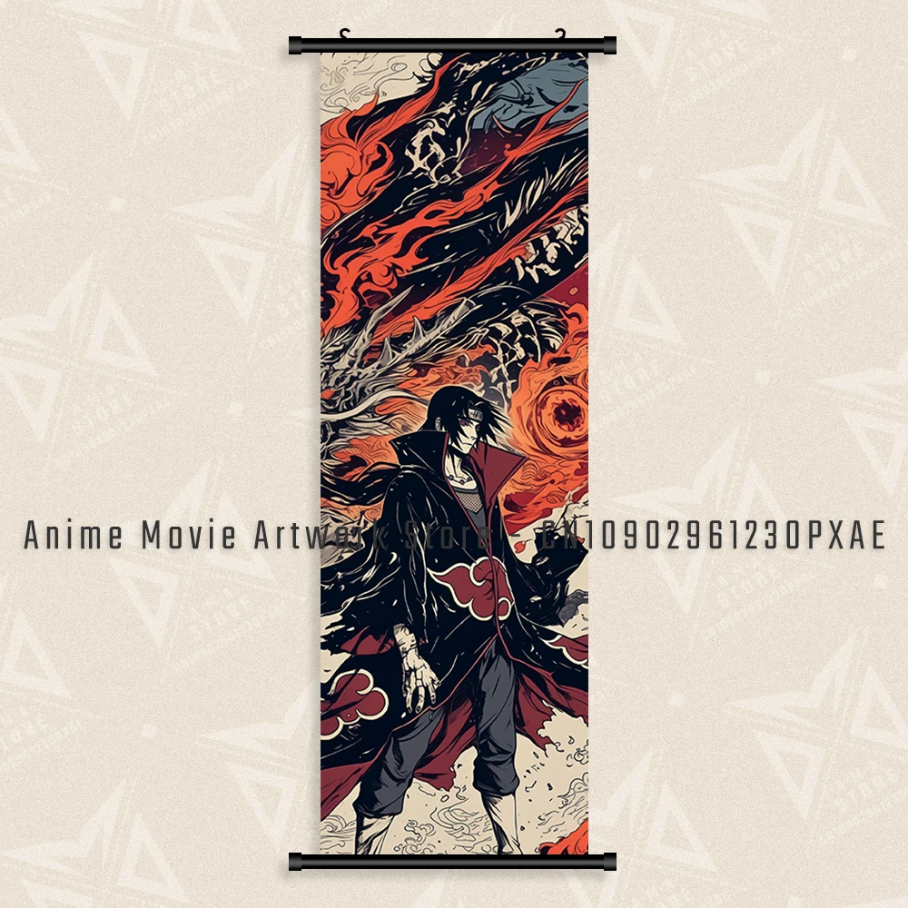 Naruto Anime Wall Art Canvas - Hatake Kakashi Home Decoration Mural