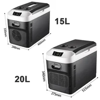 15L, 20L réfrigérateur automatique double usage de voiture et de maison 2025 été Camping en plein air pique-niques écran d'affichage numérique voiture Mini réfrigérateur 4