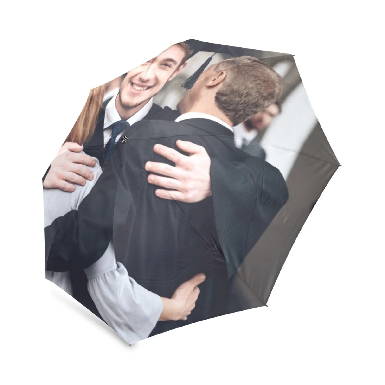 Folding Umbrella Sun Rain Windproof Portable Hand Open Close Collapsible Travel Personalized