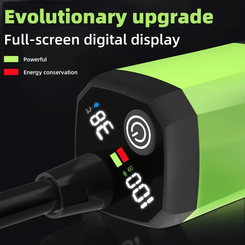 NEW Portable Camping Shower 6000mAh Rechargeable Electric Pump with LED Screen Handheld Outdoor Shower for Camping Hiking Travel