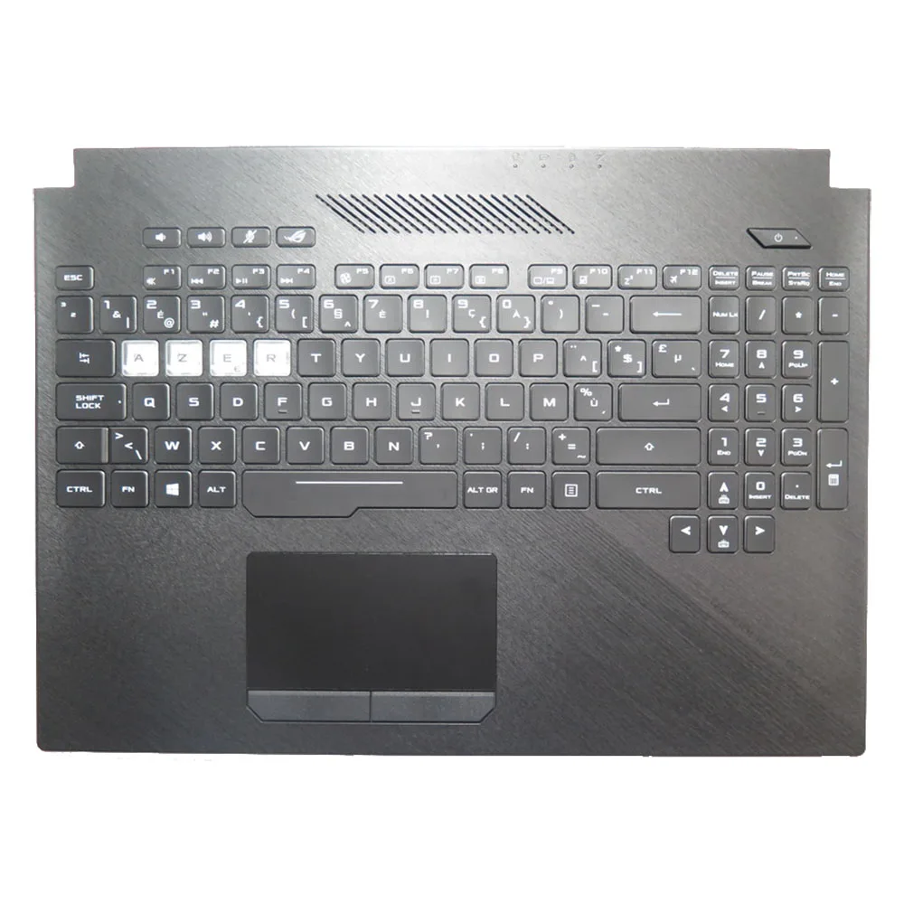 

Laptop PalmRest&keyboard For ASUS ROG Strix Hero II 90NR00K2-R32BE0 90NR00K2-R32FR0 Black Top Case Belgium/French FR RGB Backlit
