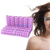 F1FF 12pcs DIY Salon coiffure currlers Roulers Tool Soft Smold Small Hairdressing Tools Nouveau 5