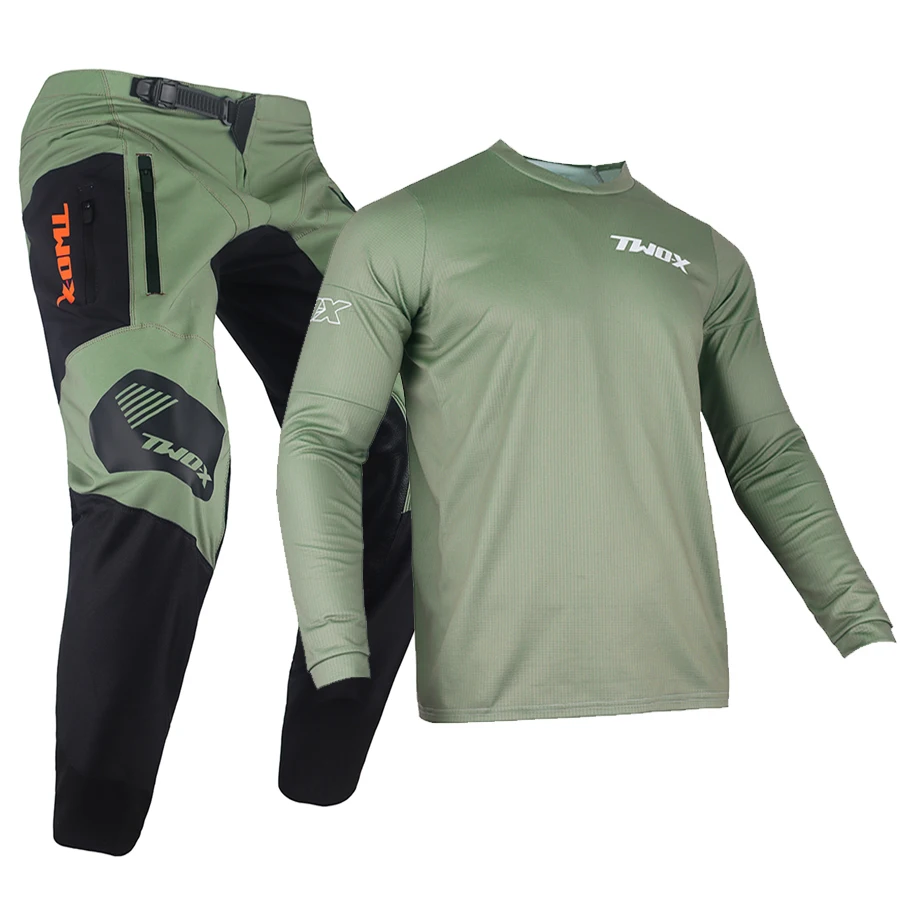 MX ATV Racing Suit Offroad Motocross Jersey Pants Combo Dirt Bike DH Enduro Gear Set Adult Two-X
