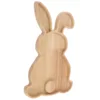 Rabbit Tray Easter Bunny Plate Dinnerware Fruit Serving Wooden Kid Snacks Decorative Delicate Feeder Desktop 2