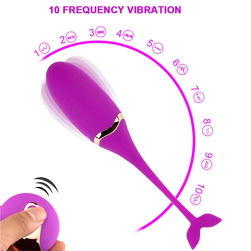 Wearable Whale Vibrator G-Spot Clitoris Massager USB Recharge Wireless Bouncing female masturbator Vibrating Panties Jump Egg