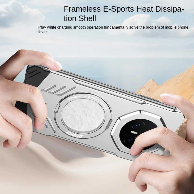 جراب هاتف Honor Magic V5 مغناطيسي معدني مقاوم للصد...